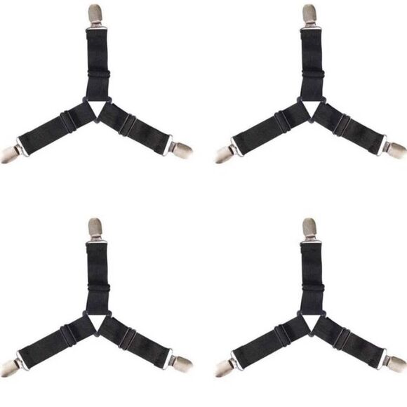 4 pk of 4 Bed Sheet Clips (16 total) - Picture 2 of 6